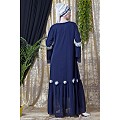 Party wear abaya- Navy Blue